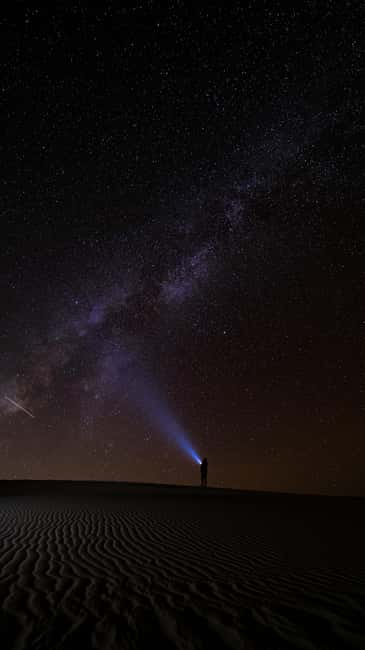 Star Studded Night Desert Safari Doha Qatar - The Inland Sea after sunset