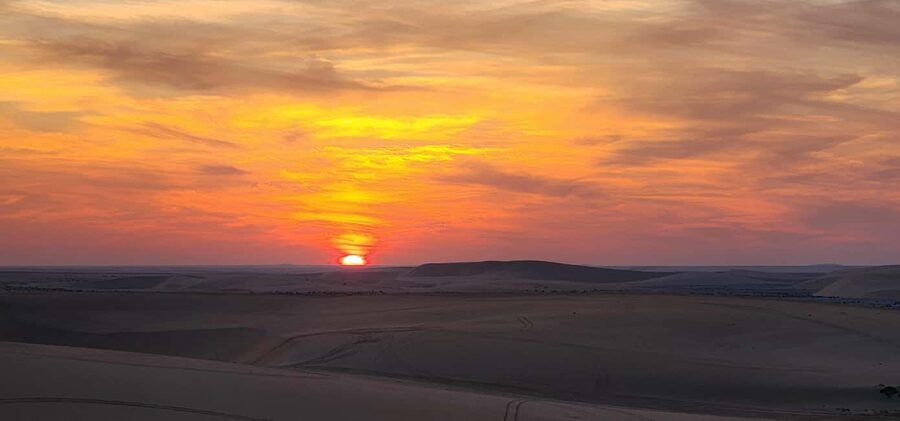 Sunrise or Sunset desert Safari with Sandboarding in Qatar - What the $56 price covers
