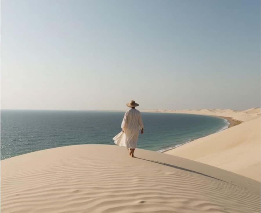 Sunrise/Sunset DuneBashing,CamelRide InlandSea &Sandboarding - From Doha to the first dunes