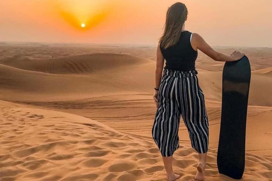 Sunset Desert Safari with Dune Bashing & Inland Sea Views - Mesaieed brings the first desert views