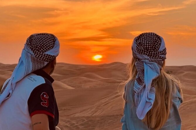 Tranquil Sands A Serene Desert Safari Experience - Sand dunes beside the Arabian Gulf