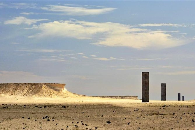 West Coast tour, Zekreet, Richard Serra Sculpture, Mushroom Rock Formation - Leaving Doha for Al-Shahaniya