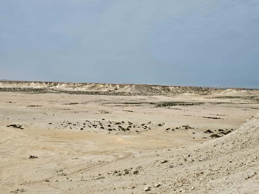 West Qatar-Doha Richard sierra,camel race,mushroom rock - Fort Zekreet: ruins with room to look around