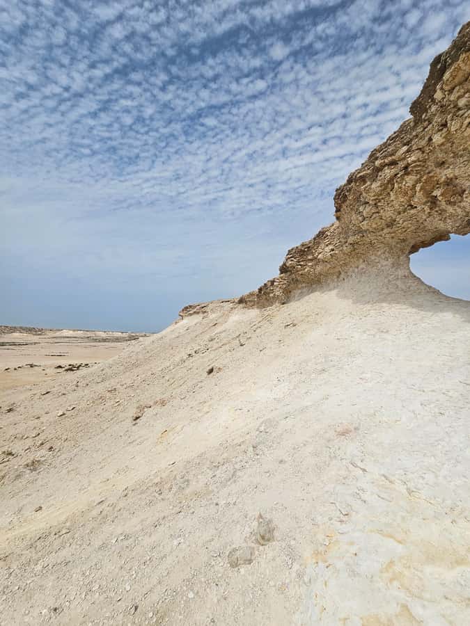 West Qatar-Doha Richard sierra,camel race,mushroom rock - Umbrella Rock and the Brooq area